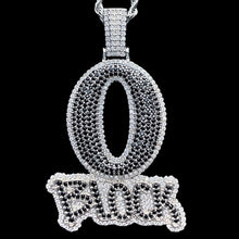 Load image into Gallery viewer, Black Ice 'O Block' Necklace