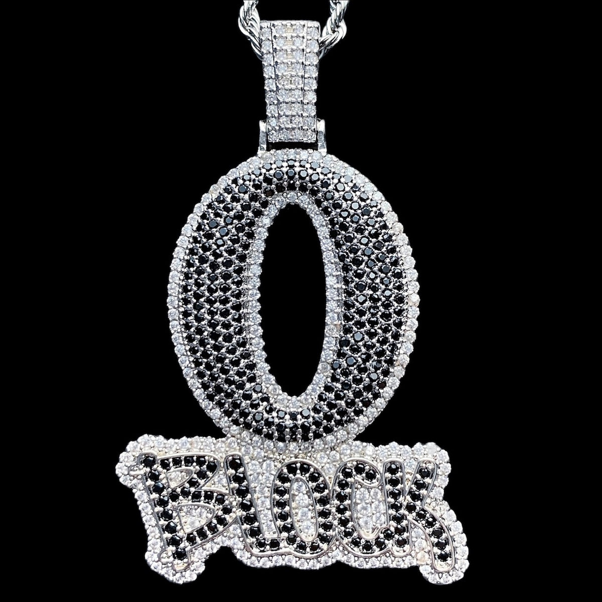 Black Ice 'O Block' Necklace Jewelry Designs by ACE