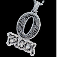 Load image into Gallery viewer, Black Ice 'O Block' Necklace