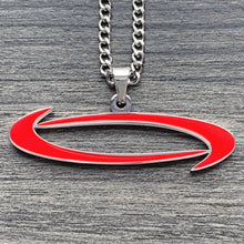 Load image into Gallery viewer, Red &#39;O&#39; Necklace
