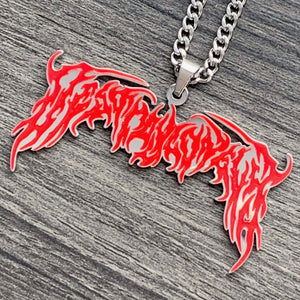 Red 'Destroy Lonely' Necklace