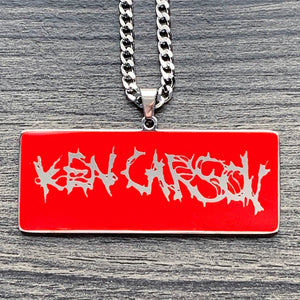 Red 'Ken Carson' Necklace