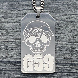 'G59 Toe Tag' Necklace