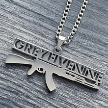 Load image into Gallery viewer, Polished &#39;AK&#39; Necklace

