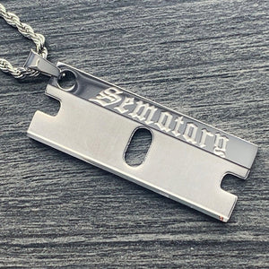 'Sematary Razor' Necklace