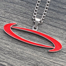 Load image into Gallery viewer, Red &#39;O&#39; Necklace
