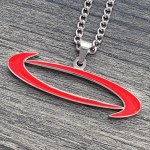 Red 'O' Necklace