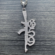 Load image into Gallery viewer, Iced Out &#39;G59 Rifle&#39; Necklace
