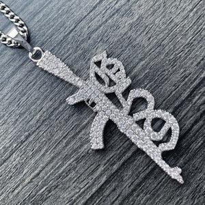 Iced Out 'G59 Rifle' Necklace