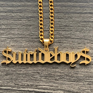 Gold '$uicideboy$' Necklace