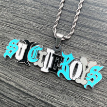 Load image into Gallery viewer, Multicolor &#39;$UICIDEBOY$&#39; Necklace
