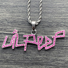 Load image into Gallery viewer, Dark Pink &#39;Lil Peep&#39; Necklace
