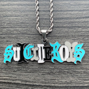 Multicolor '$UICIDEBOY$' Necklace