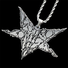 Load image into Gallery viewer, Black &#39;DL Star&#39; Necklace
