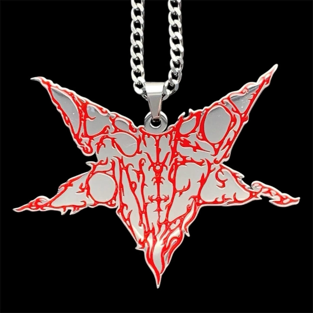 Red 'DL Star' Necklace