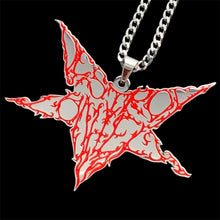 Load image into Gallery viewer, Red &#39;DL Star&#39; Necklace
