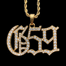 Load image into Gallery viewer, Iced Gold &#39;G59&#39; Necklace
