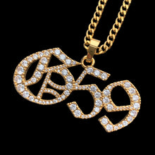 Load image into Gallery viewer, Iced Gold &#39;G59&#39; Necklace
