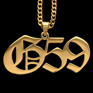 Gold 'G59' Necklace