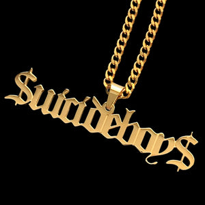 Gold '$uicideboy$' Necklace