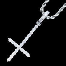 Load image into Gallery viewer, White &#39;Cross&#39; Necklace
