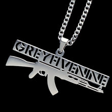 Load image into Gallery viewer, Polished &#39;AK&#39; Necklace
