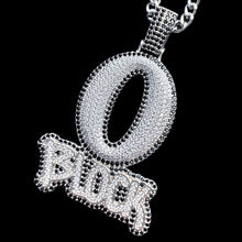 Load image into Gallery viewer, Iced Out &#39;O Block&#39; Necklace
