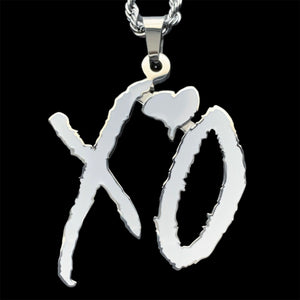 White 'XO' Necklace