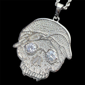 Iced Out 'G59 Skull' Necklace