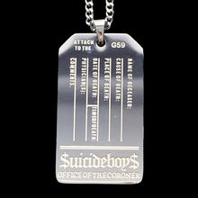 Load image into Gallery viewer, &#39;G59 Toe Tag&#39; Necklace
