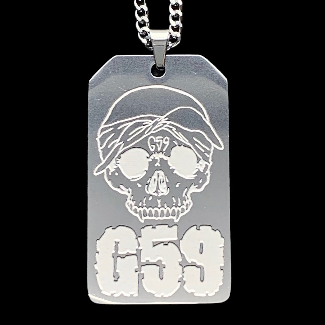 'G59 Toe Tag' Necklace