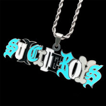 Load image into Gallery viewer, Multicolor &#39;$UICIDEBOY$&#39; Necklace
