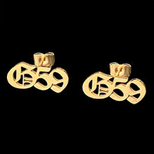 Load image into Gallery viewer, Gold &#39;G59&#39; Earrings
