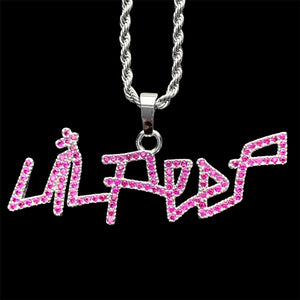 Dark Pink 'Lil Peep' Necklace