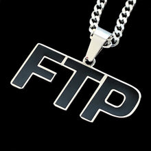 Load image into Gallery viewer, Black &#39;FTP&#39; Necklace
