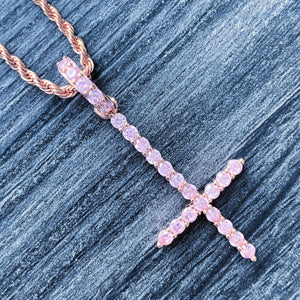 Rose 'Cross' Necklace