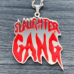 Red 'Slaughter Gang' Necklace