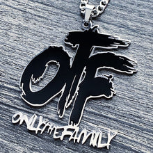 Load image into Gallery viewer, Black &#39;OTF&#39; Necklace
