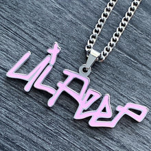 Load image into Gallery viewer, Pink &#39;Lil Peep&#39; Necklace
