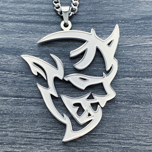 Etched 'Demon' Necklace