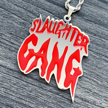 Load image into Gallery viewer, Red &#39;Slaughter Gang&#39; Necklace
