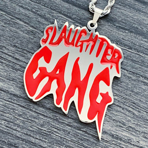 Red 'Slaughter Gang' Necklace