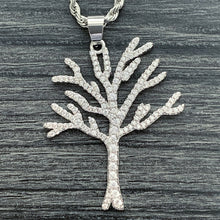 Load image into Gallery viewer, Iced Out 'Tree of Life' Necklace

