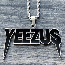 Load image into Gallery viewer, Black &#39;YEEZUS&#39; Necklace
