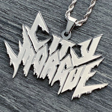 Load image into Gallery viewer, Etched &#39;City Morgue&#39; Necklace
