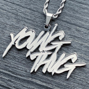 Etched 'Young Thug' Necklace