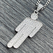 Load image into Gallery viewer, Iced Out 'Stick Figure' Necklace
