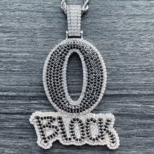 Load image into Gallery viewer, Black Ice &#39;O Block&#39; Necklace
