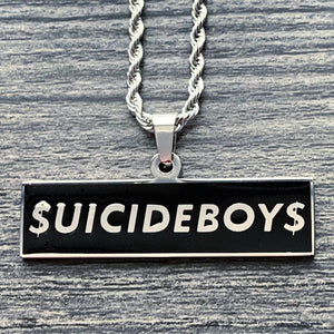 Black '$UICIDEBOY$' Necklace