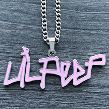 Load image into Gallery viewer, Pink &#39;Lil Peep&#39; Necklace
